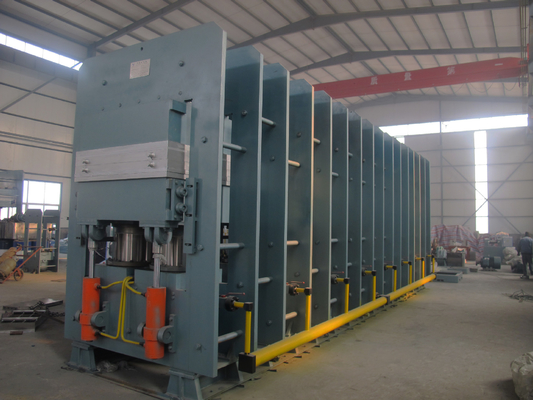 ซื้อ เครื่องวัลคาไนซ์ยางอัตโนมัติ 1200T PLC ควบคุมเครื่องแผ่นยาง online manufacture