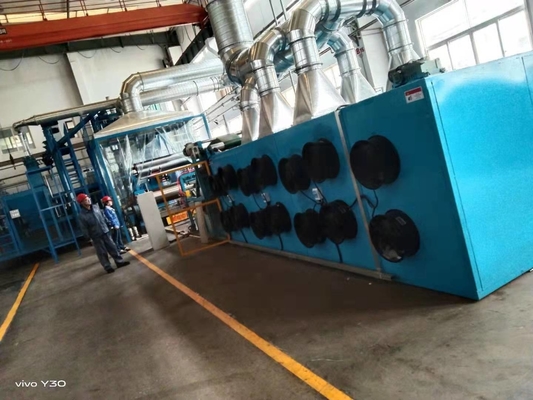 ซื้อ PLC ปิดแบทช์ เครื่องทำความเย็นยาง Compound Film ปิดแบทช์ Cooler Air Drying online manufacture