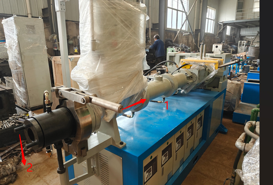 ซื้อ 55kw มอเตอร์ XJW-90 รูปแบบ เครื่องผลักดันอาหารเย็น ใช้ Siemens PLC Schneider Electric online manufacture
