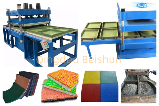 ซื้อ เครื่องผลิตกระเบื้องพื้นยางความดันสูงลงมา เครื่องพิมพ์กระเบื้องยาง สามารถปรับเปลี่ยนขนาดได้ online manufacture