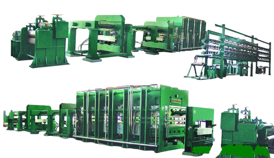 ซื้อ เครื่อง PLC การควบคุมเข็มขัด Vulcanizing เครื่อง 800T เครื่องพิมพ์ไฮดรอลิกสําหรับการพิมพ์ยาง online manufacture