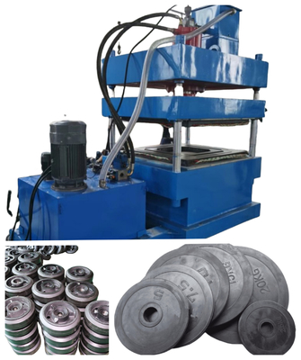 ซื้อ 4.0MN เครื่องกดแรงยาง Barbell Plate Hot Press วัลคานิซิ่งเครื่องยาง เครื่องทําฮัมบิล online manufacture
