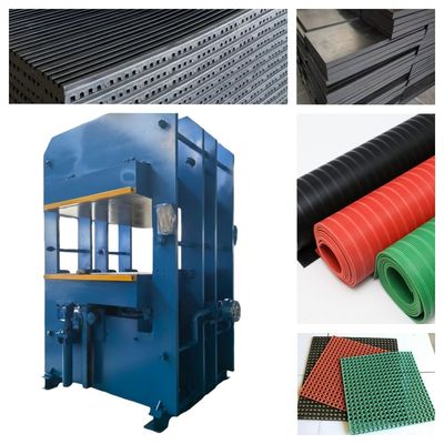 ซื้อ Semi-automatic Rubber Frame Vulcanizing Machine with 500-ton Clamping Force for Rubber Anti-slip Mats and Shock-absorbing Mat Manufacturing online manufacture