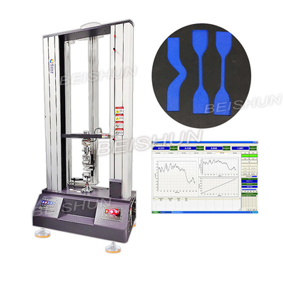 เครื่องทำยางอิเล็กทรอนิกส์ 20KN เครื่องทดสอบแรงดึงในห้องปฏิบัติการ