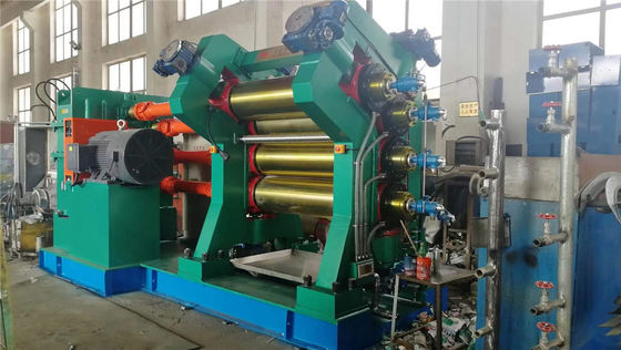 ราคาดี เครื่องรีดยางเทคโนโลยีขั้นสูง เครื่องรีดยางสามสี่ม้วน ความยาวงาน 1500 มม ออนไลน์