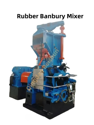 ความเร็วในการผสม 40 รอบ / นาที 50L ลําลุชนิดปิดยาง Banbury เครื่องผสมด้วยการควบคุม PLC