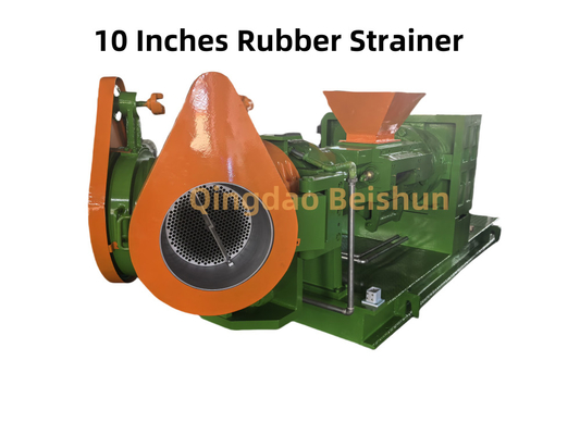 10 นิ้ว Twin Head ยาง strainer Extruder ความจุ 1600 กิโลกรัม / ชั่วโมง