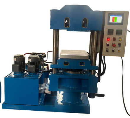 ราคาดี 250mm Plunger Diameter Rubber Vulcanizing Press Machine with Manual Operation and 57.6kw×2 Heating Power ออนไลน์
