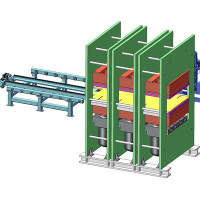 ราคาดี อุปกรณ์การผลิตยางกันคลื่น - เครื่องวัลคานิซชั่นแบบเรียบ 500 ตัน - เครื่องบดยางอัตโนมัติแบบกรอบ ออนไลน์
