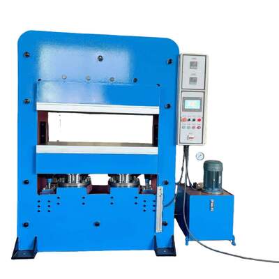 ราคาดี เครื่องอัดวัลคาไนซ์แบบแบนโครงสร้างโต๊ะทำงานขนาด 1000x1000 มม. พร้อมระบบไฮดรอลิก 400 ตัน ออนไลน์